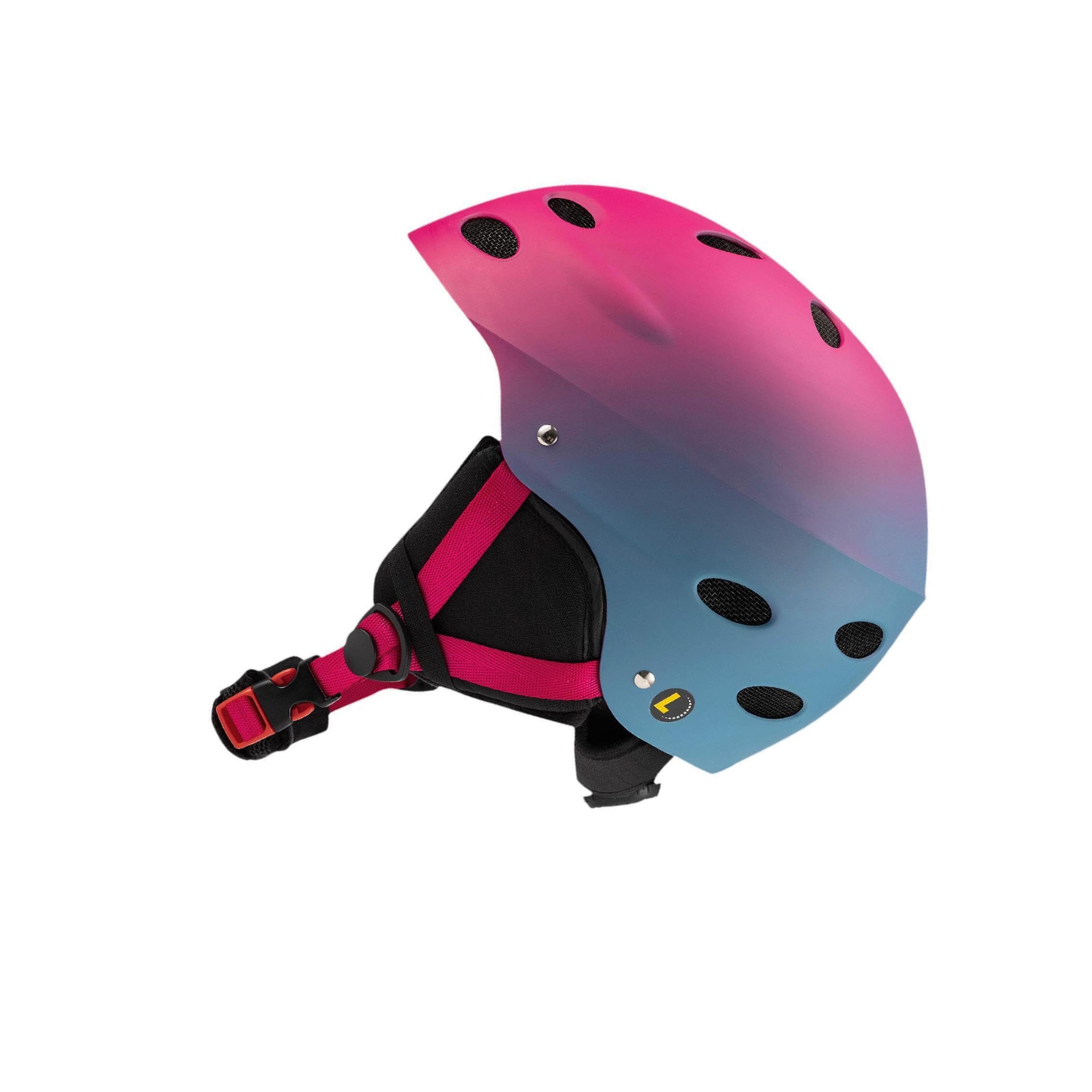 Casco de Snowboard para Deportes de Invierno con Orejeras cómodas, tamaño Ajustable para Esquiar, Snowboard, Divertido Casco de a Prueba de Viento, esquí, Deportes de