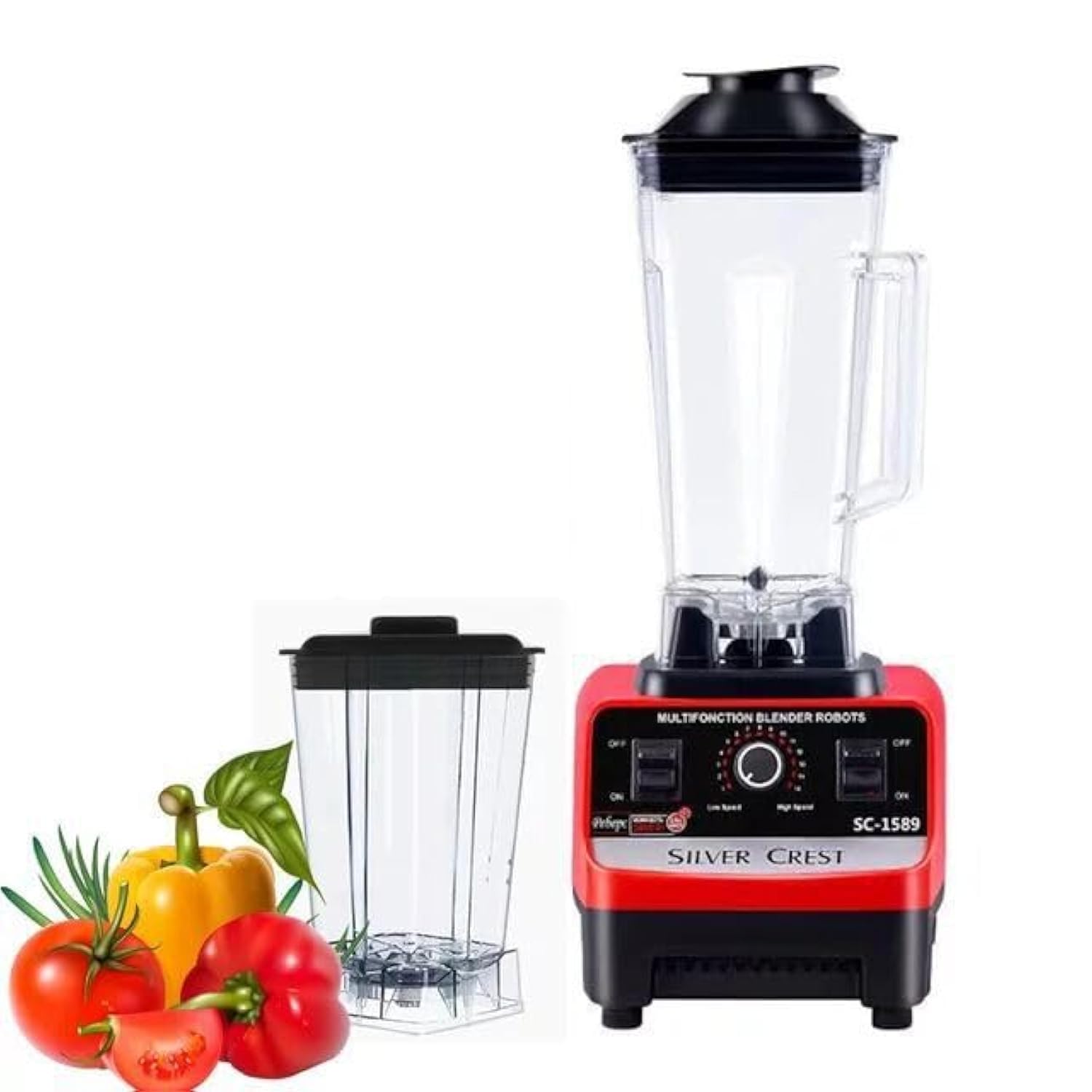 CENXICountertop Blenders, 2.5L Bpa Free Professional Heavy Duty Commercial Timer Blender Mixer, Juicer Food Processor, Smoothies Ice Crusher Kitchen