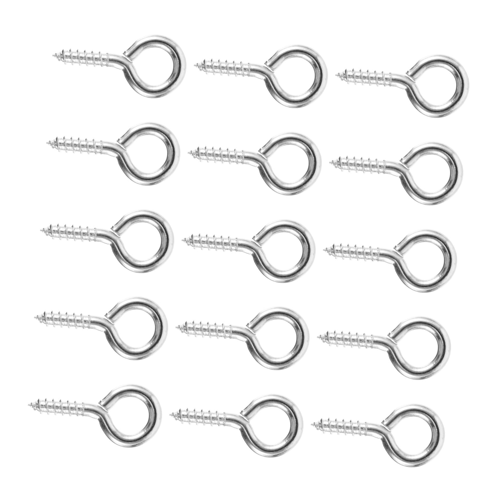 ARTIBETTER 60 Pcs DIY Sheep Eye Screw Nails Handmade Metal Eye and Hook for Wall Ceiling