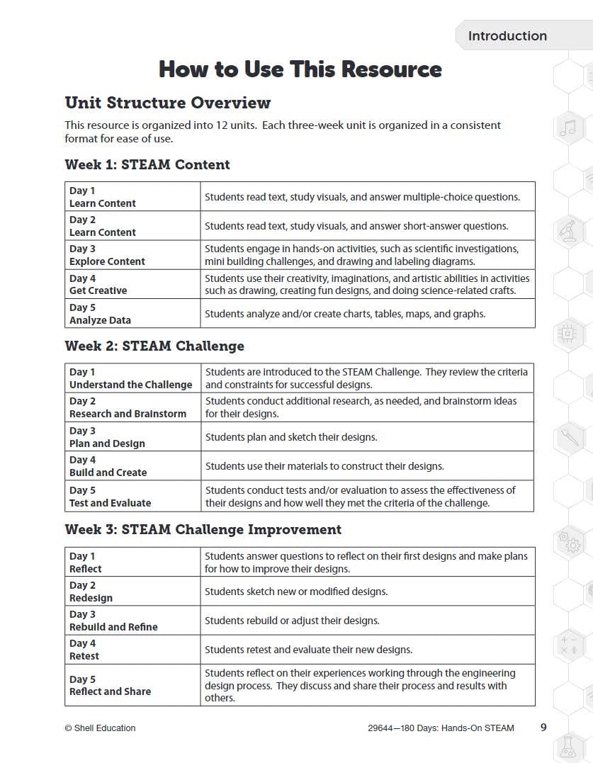 180 Days: STEM/STEAM for 1st Grade Practice Workbook for Classroom and Home, Cool and Fun Practice Created by Teachers (180 Days of Practice) - Image 3