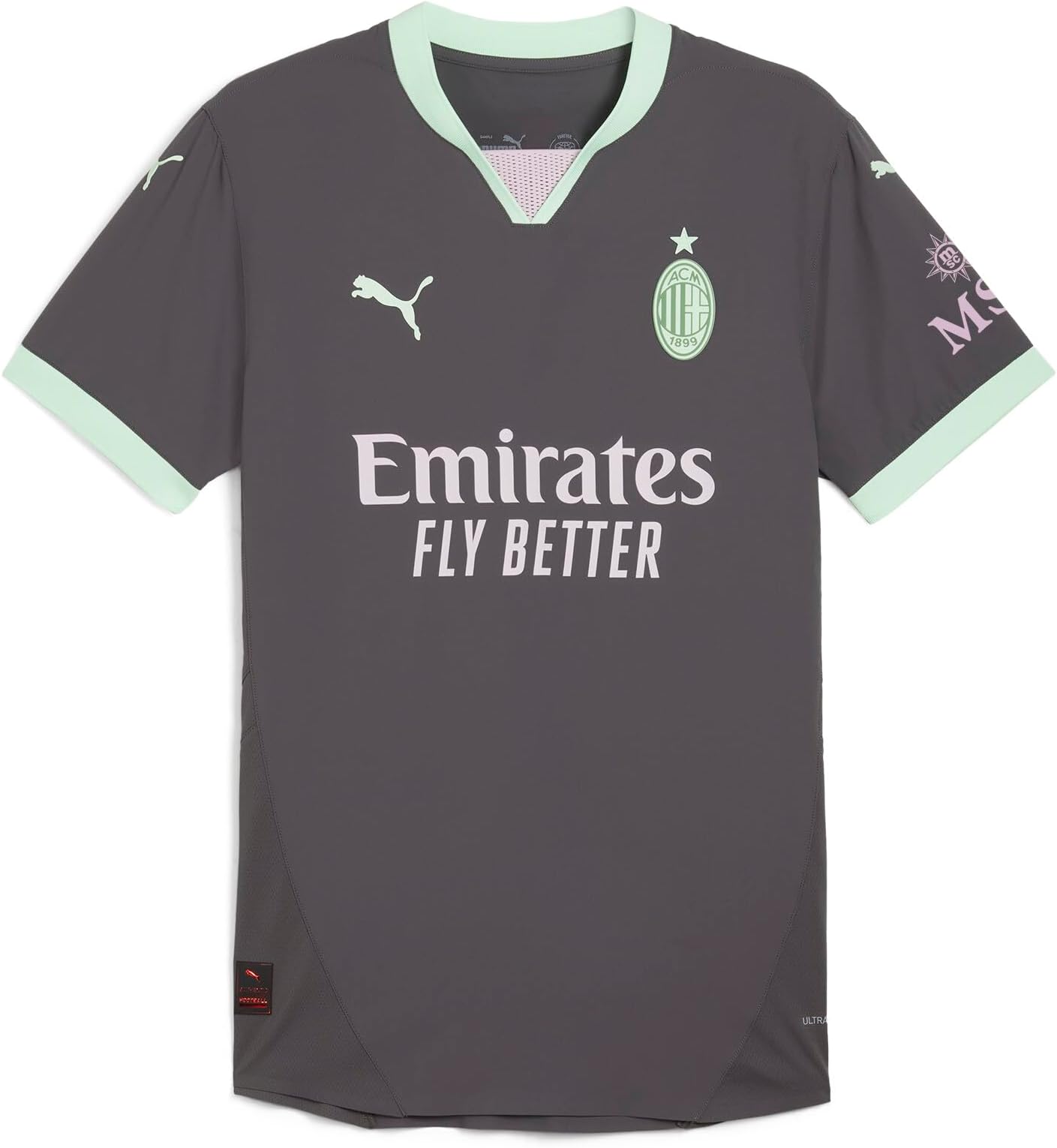 PUMA Mens AC Milan 24/25 Authentic Third Jersey