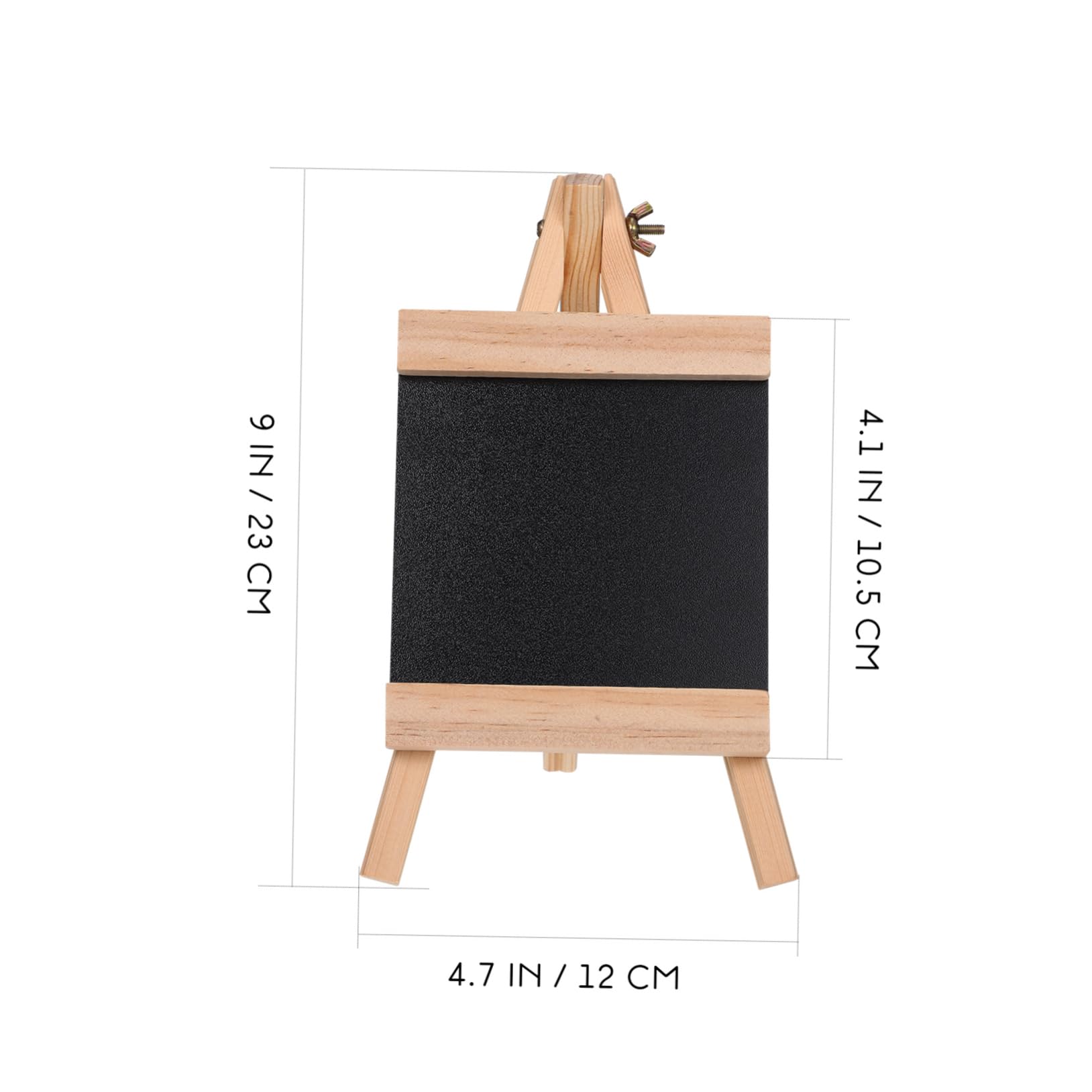 ARTIBETTER Tabletop Blackboard 12x23cm Wooden Chalkboard for Boys and Girls Party Small Business Versatile Sign