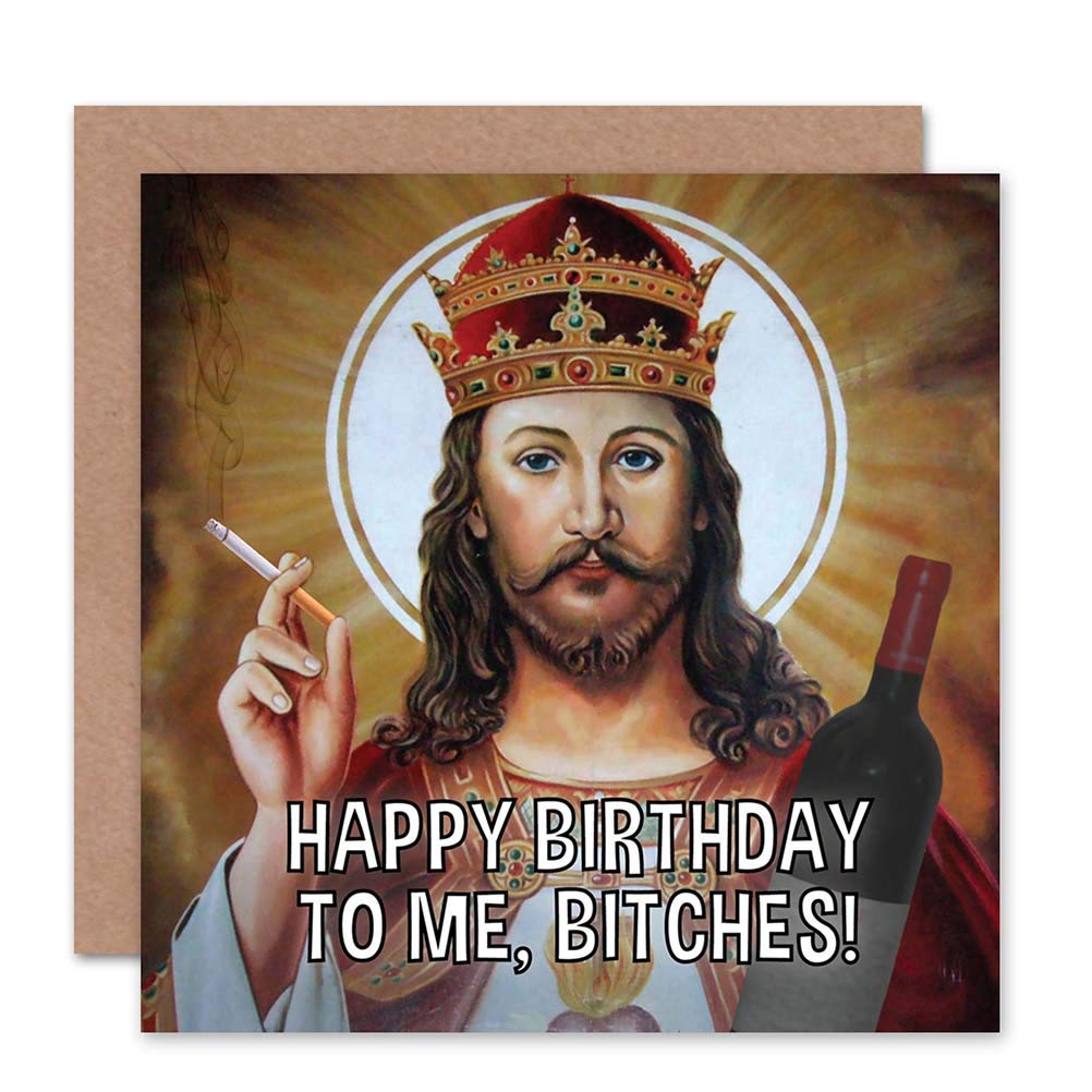 Wee Blue Coo Blue Wee Coo Card Christmas Xmas Merry Adult Jesus Birthday Fun Present Gift