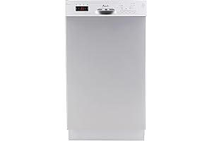 Avanti 18 Inch Built-In Dishwasher - Stainless Steel