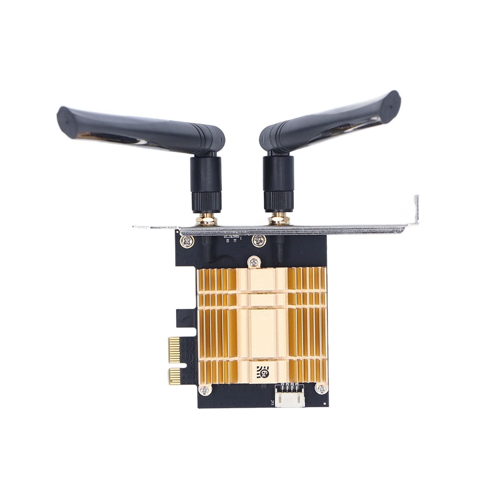 Dwuzakresowy Adapter WiFi 6E PCI E z Chipem BT 5.2 AX210 do Komputerów Stacjonarnych, Anteny 2x6dBi