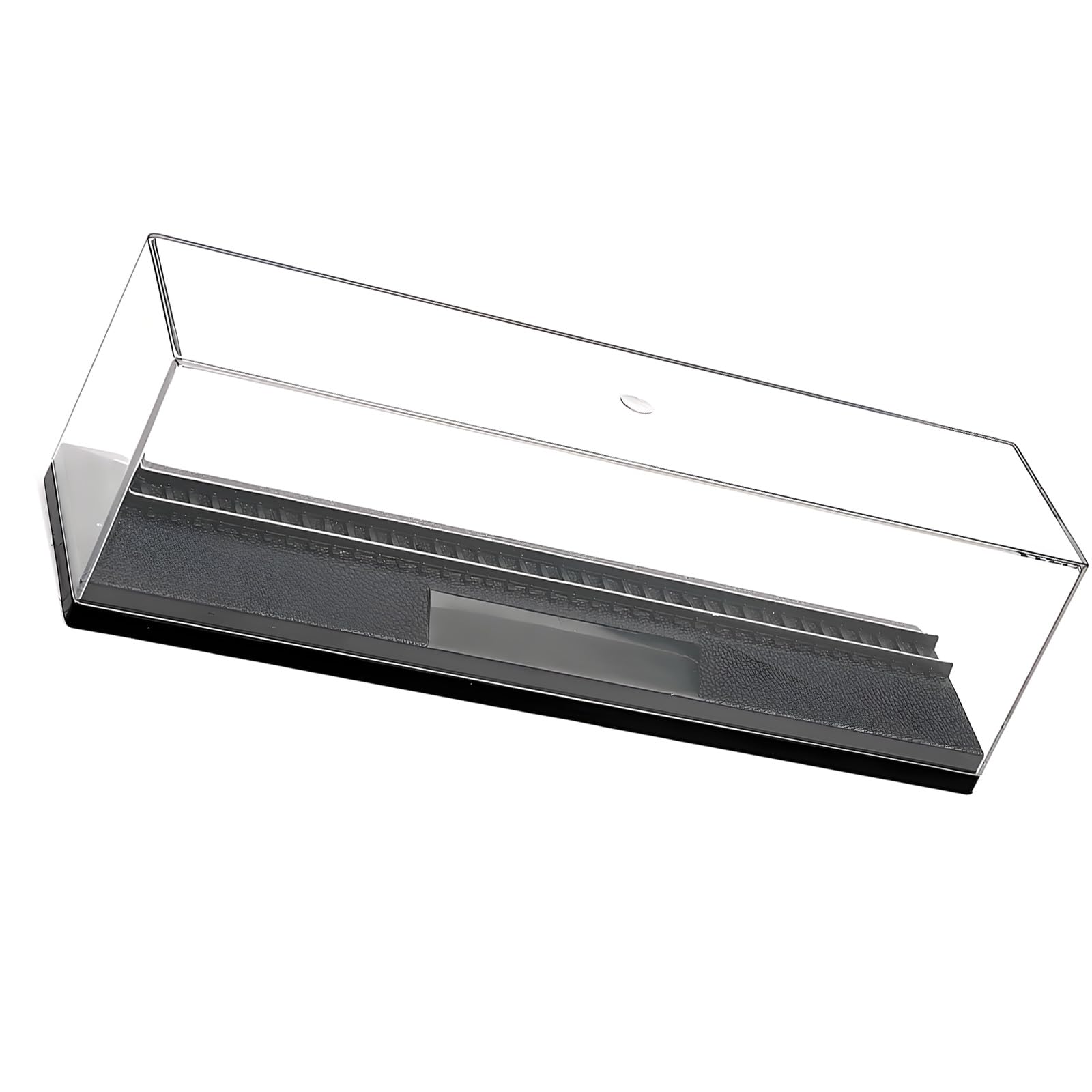 Oxxggkao Clear Acrylic Display Case with Thickened Base Ideal for Protecting Model Railroad Miniatures Clear Dustproof Display