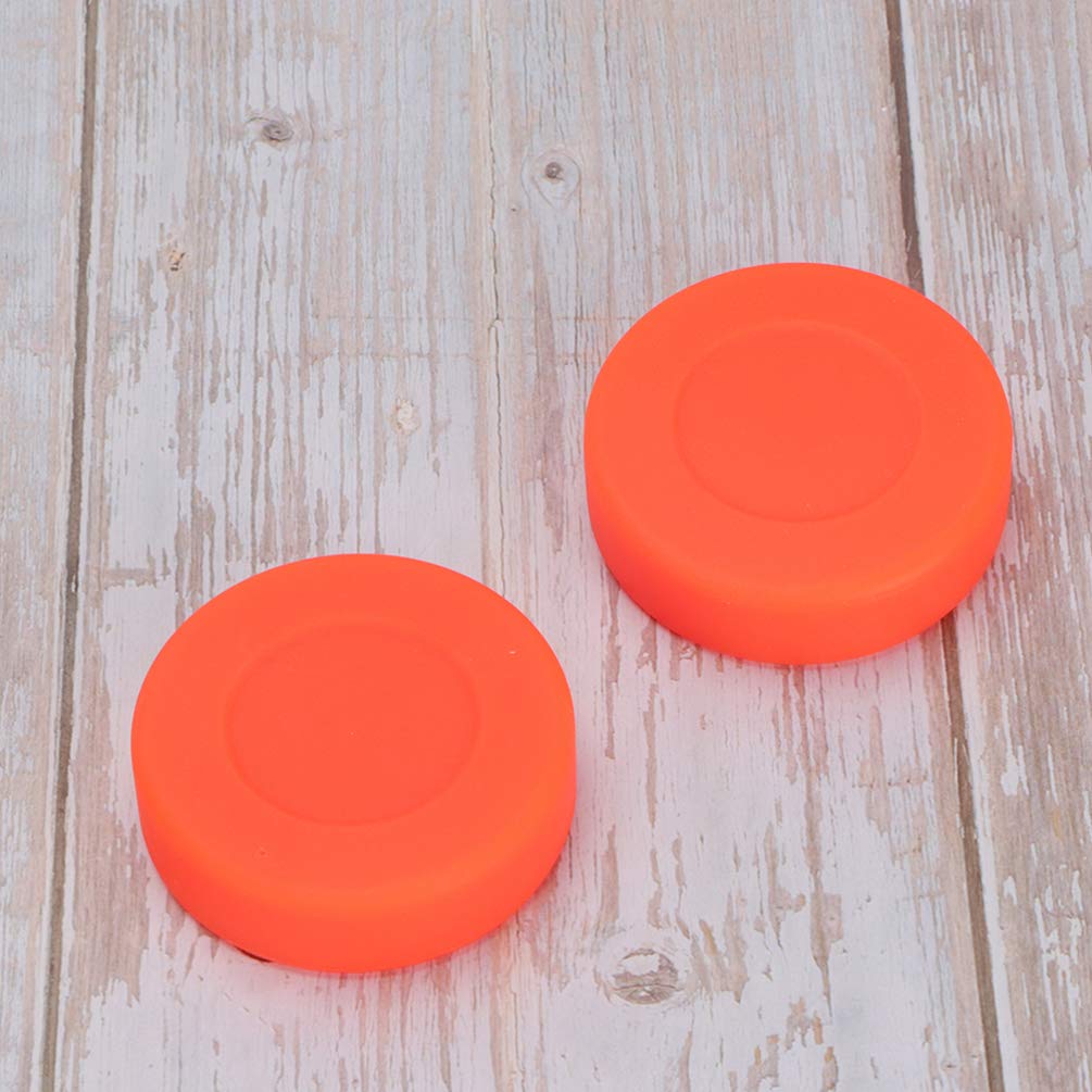 LIOOBO Lot de 10 palets de hockey pour arroser et hockey Orange