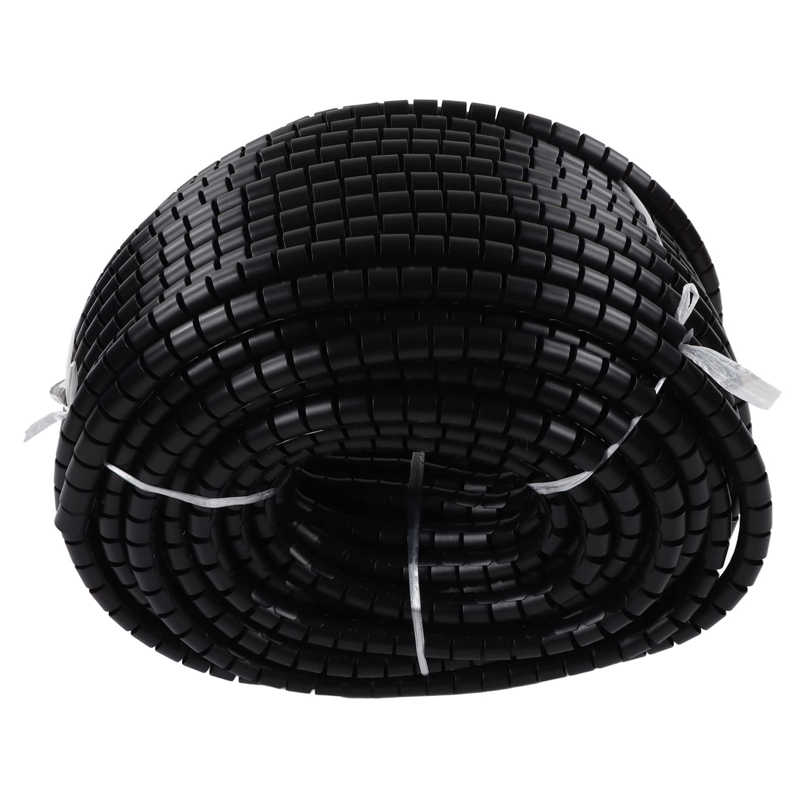 Gaine de Câble Enroulée, Manchons de Protection de Fils de Dérivation Résistants aux Acides Noirs et aux Alcalis, Solides pour la Protection (Diamètre 22mm 50m)
