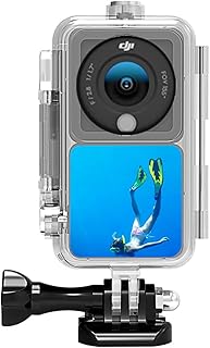 Actpe Dive Case for DJI Action 2 Waterproof Housing Case Underwater Protector Cover Housing Shell for DJI Action 2 Camera Accessories, 60M/ 197ft