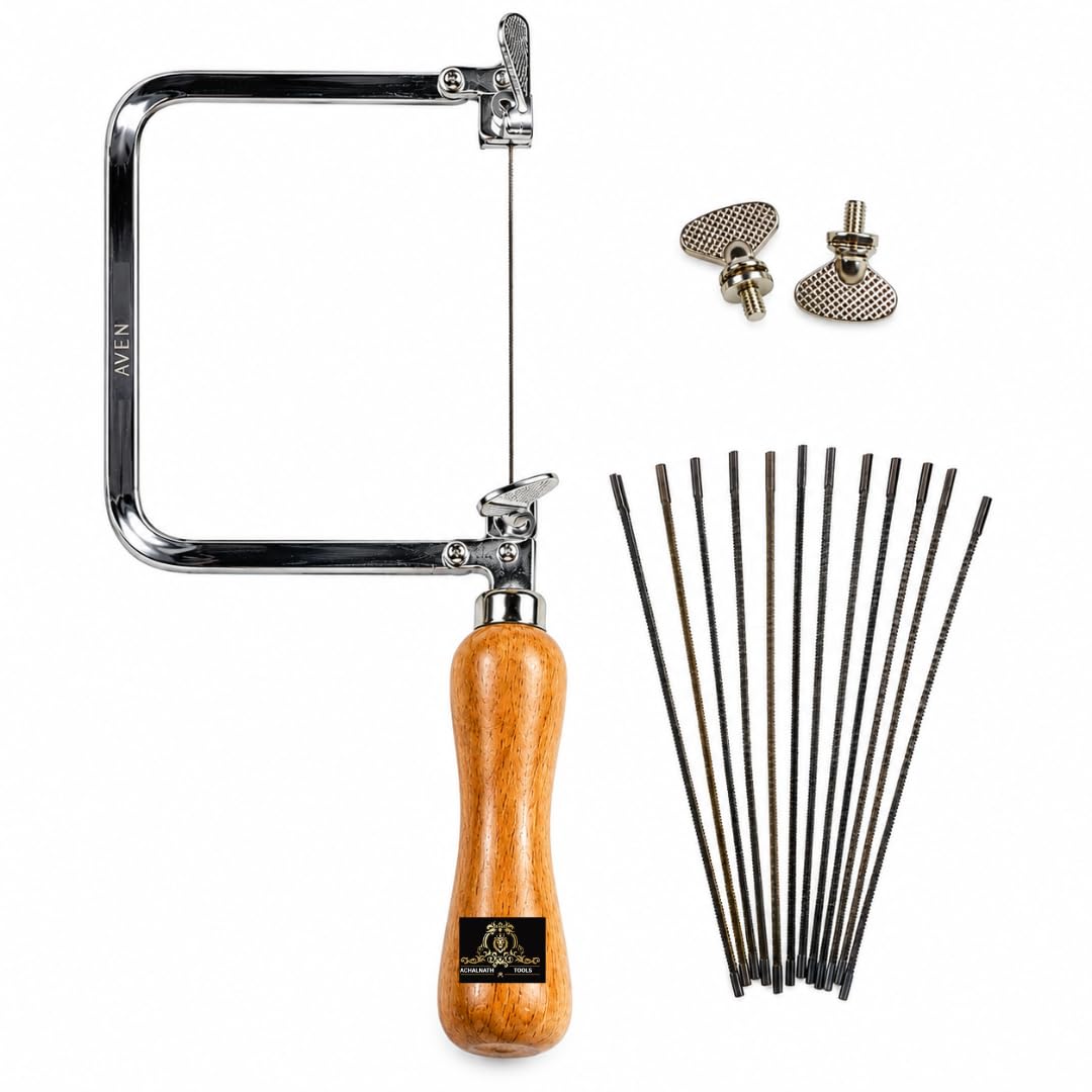 Jeweler's Hand Saw Frame - 120 Blades Included -1