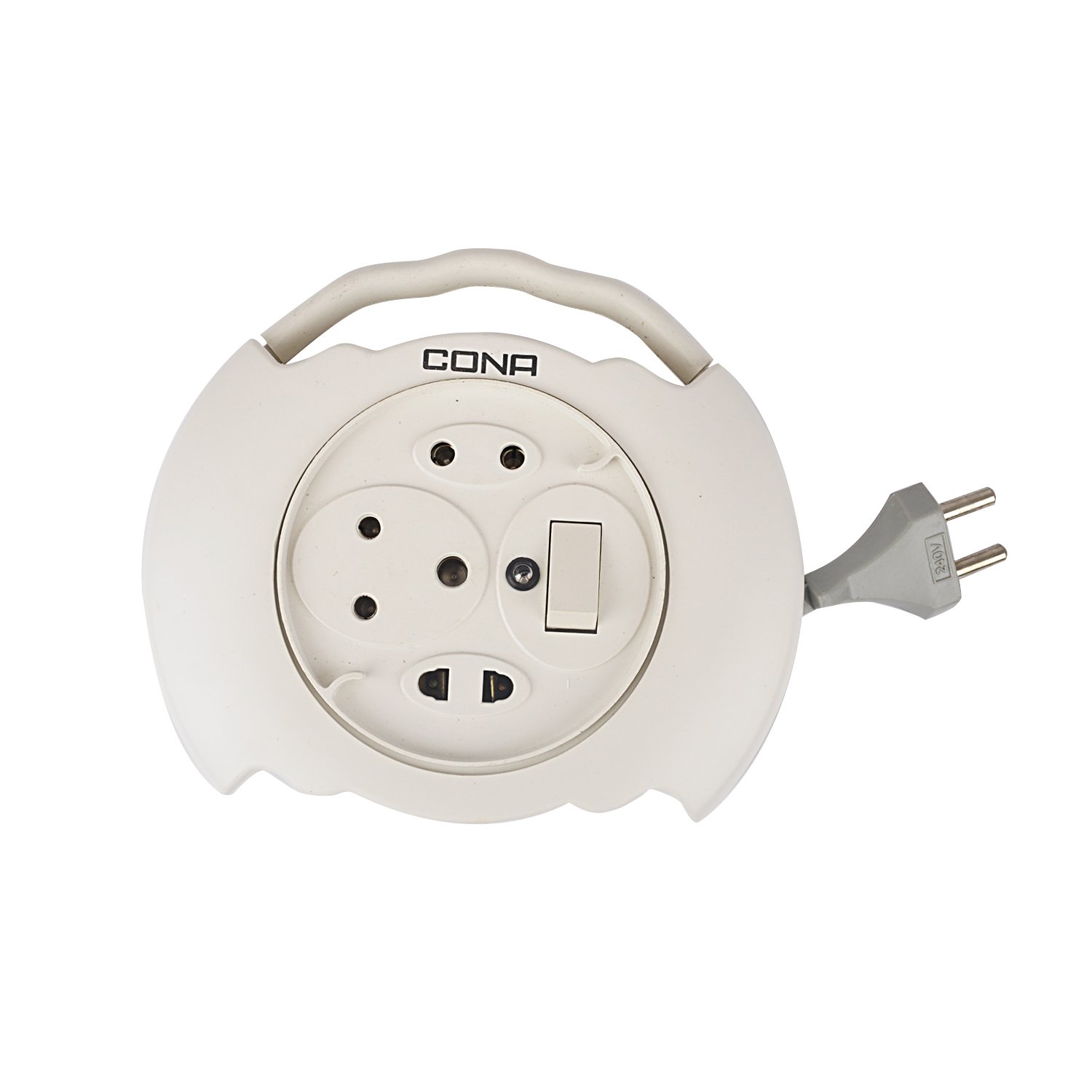 Cona Smyle Java FB2725 2-Pin Extension Box with 4m Wire (White