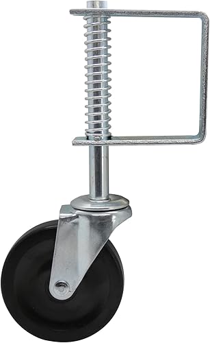 Miniatura 2 de Pastor hdwe Prod 9785 soporte con rueditas de goma para puerta, 4 pulgadas, 9785