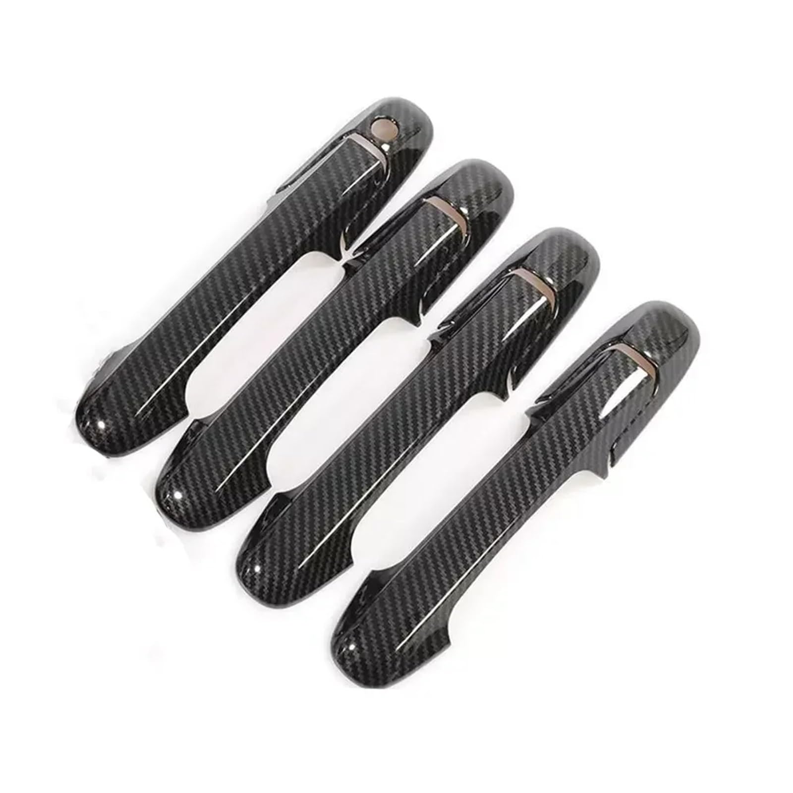 Rdwspli Carbon Fiber Look Exterior Handle Shell Compatible With For Accord Sedan 2003 2004 2005 2006 2007 Car Exterior Door Handle Cover Sticker Moulding Trim Protective Accessories