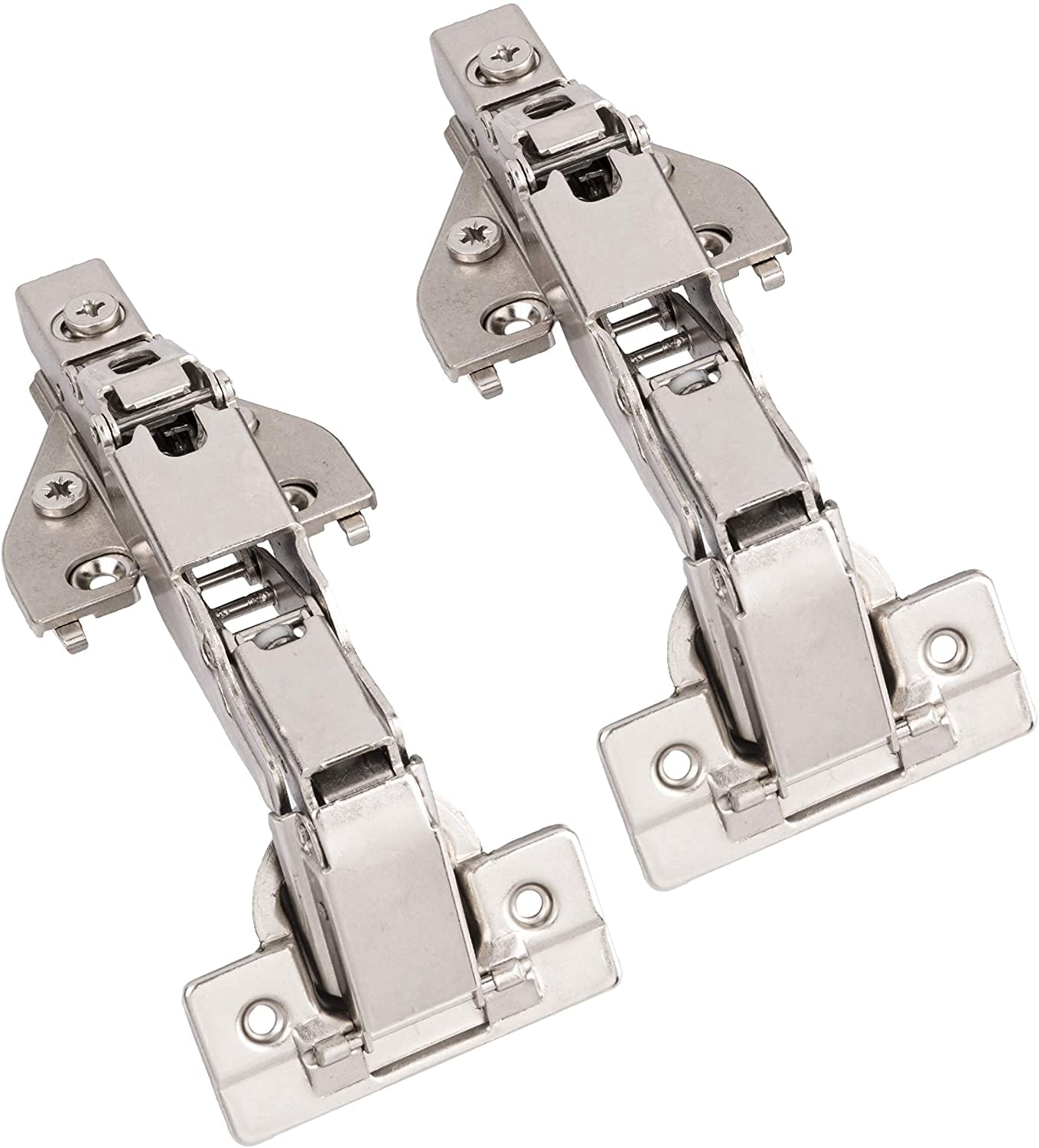 Buy Barcaloo Corner Hinges Satin Nickel, 2 Pack Self Closing