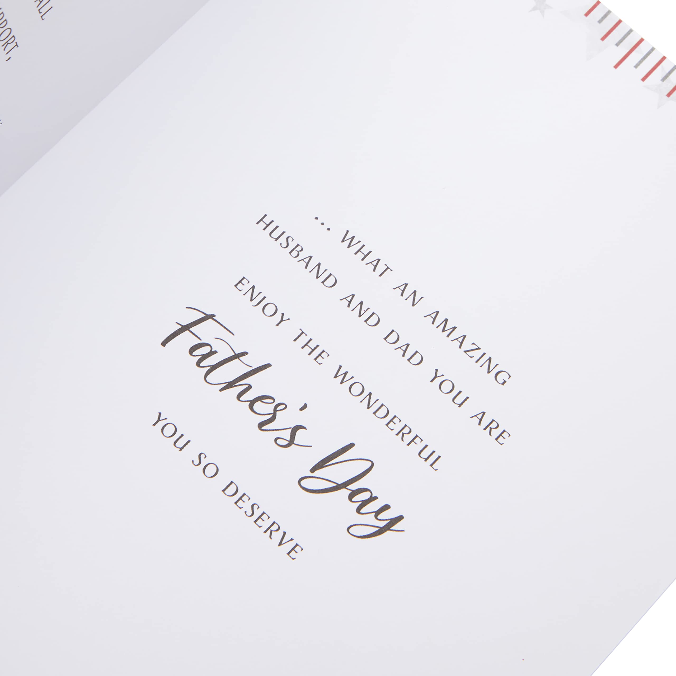 Moderne Vatertagskarte Von Regal Publishing – 22,9 X 15,2 Cm, Mit Umschlag, In UK Designt & Hergestellt