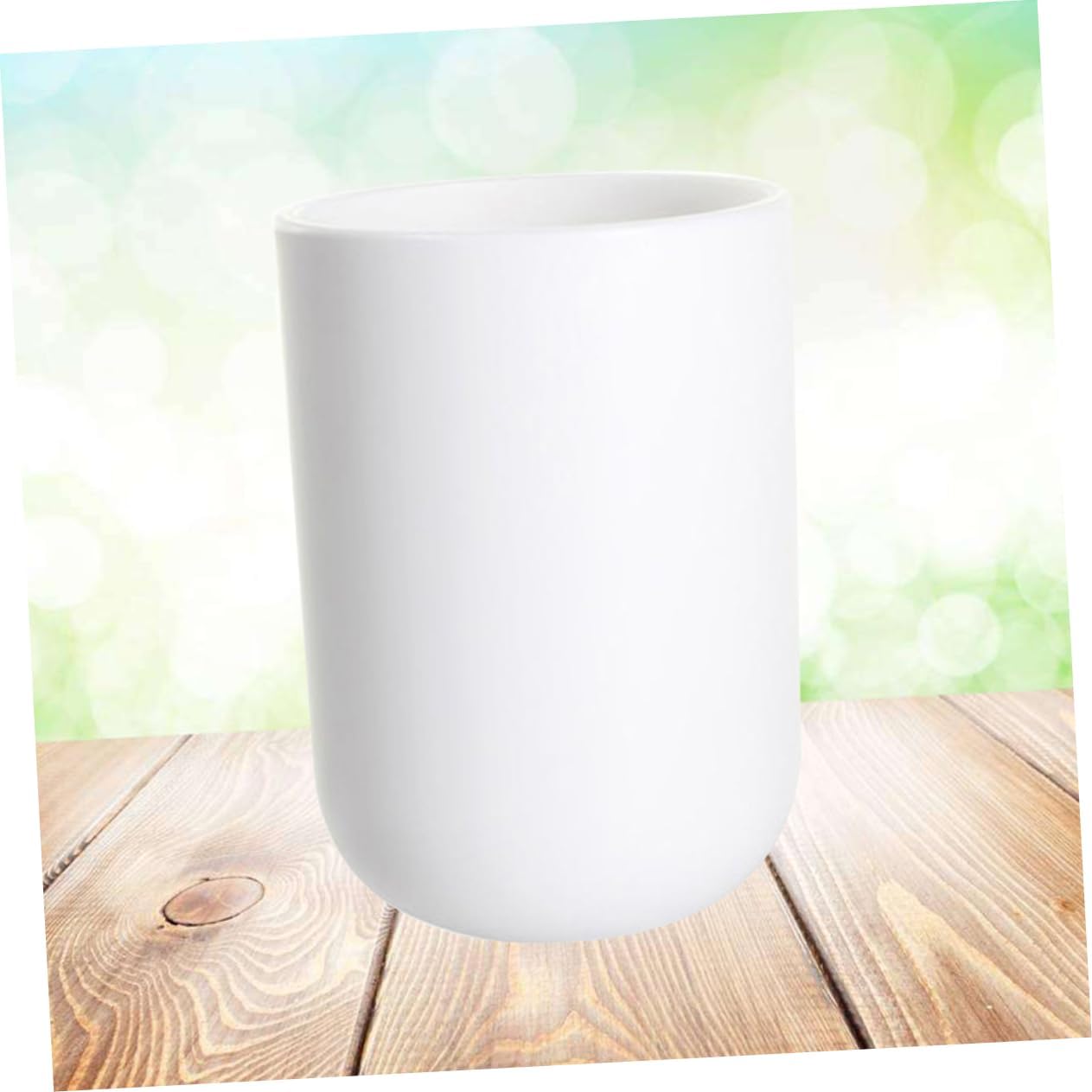 SHOWERORO PP Japanese Style Bathroom Tumbler Cup for Toothbrush, White | Multi Use and Easy to Clean, Elegant Appearance, for Parties and Meals, Home Bathroom Use