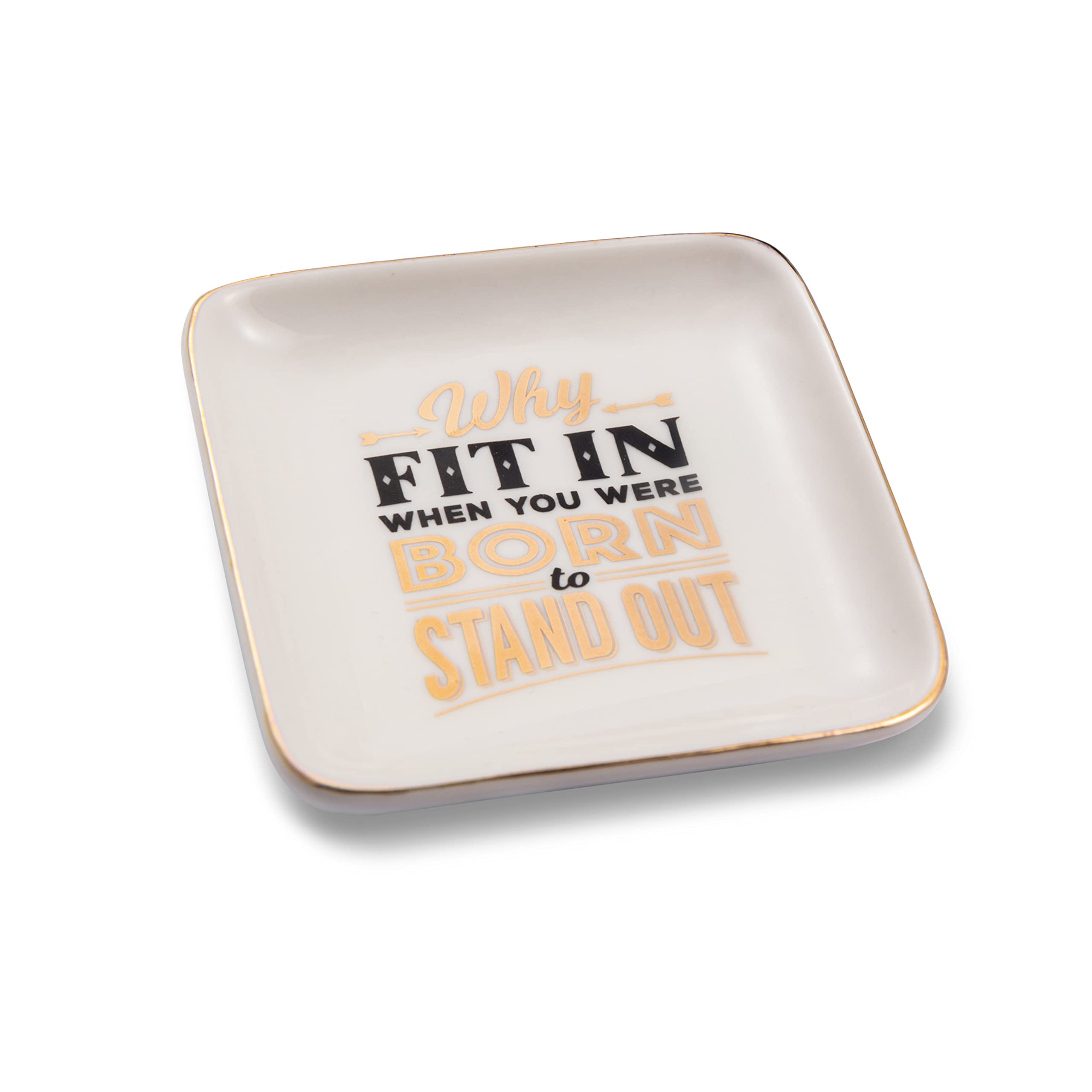 Heart And Home Gold If You Were Born To Stand Out Ceramic Trinket Tray Sentimental Gift Idea 280000030