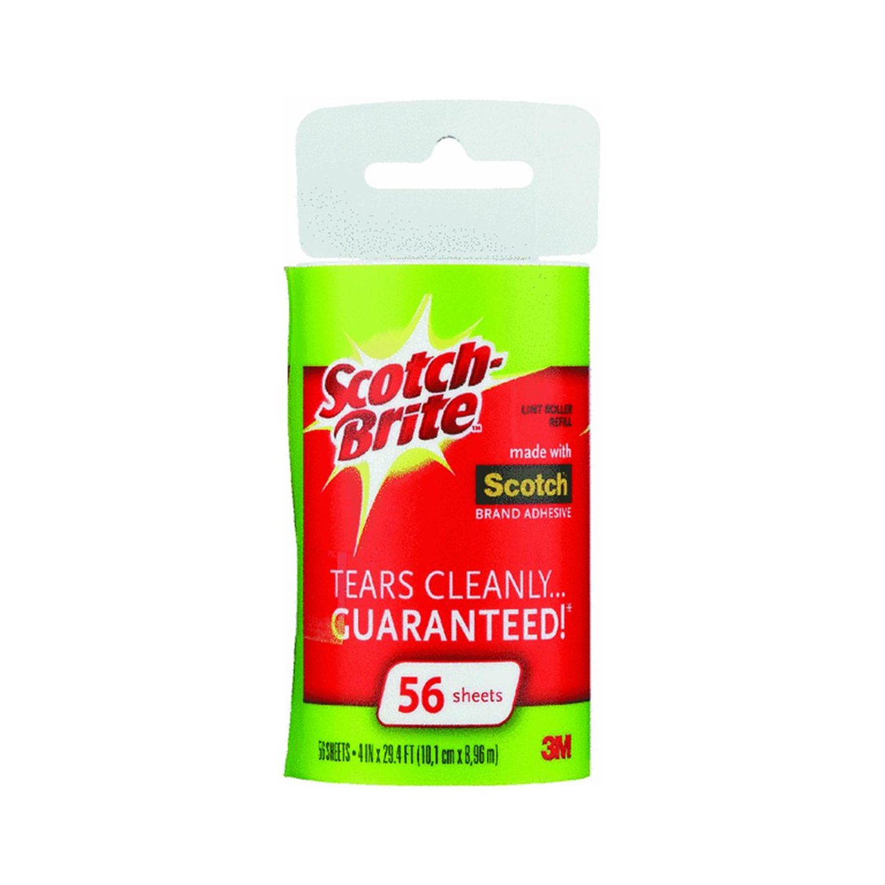 Scotch-Brite Lint Roller Refill, 12 Refills, White