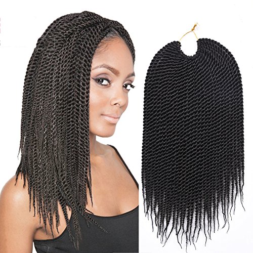 14inch 30strands/pack Synthetic Hair Extensions Crochet Braids 7Packs/lot High Tempreture Fiber Senegalese Twist