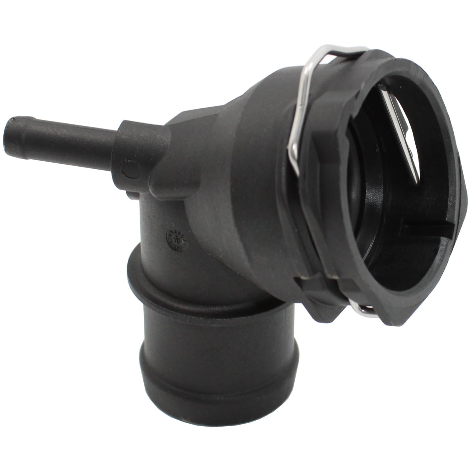 Biaren Black Radiator Coolant Hose Pipe Flange For Audi A3 Tt Seat Leon Toledo Altea Skoda Octavia Superb Vw Volkswagen Golf Caddy Passat Jetta Tiguan 3C0122291 3C0122291d