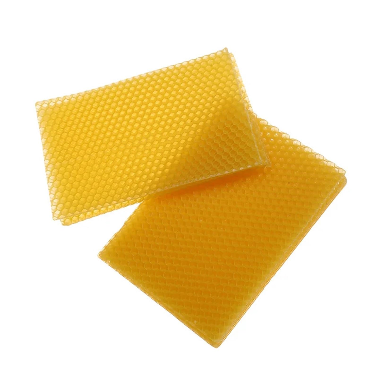 Hojas de cera de abejas estampadas de 20 piezas para apicultura y manualidades