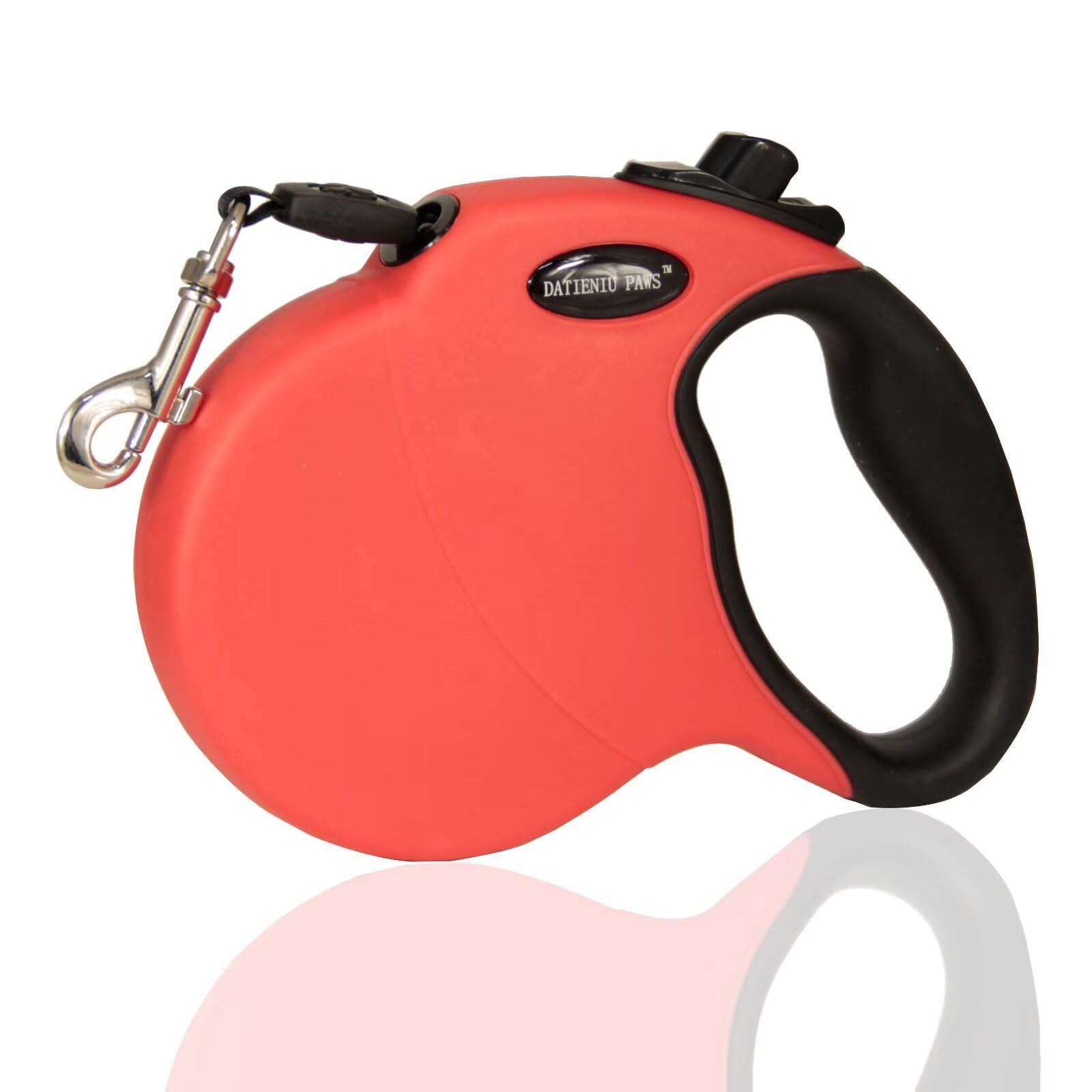 Retractable Dog Leash Hands-Free Adjustable Length 16ft with Safety Lock Durable Nylon Belt for Small Medium Large Dogs Easy Walk Training Portable