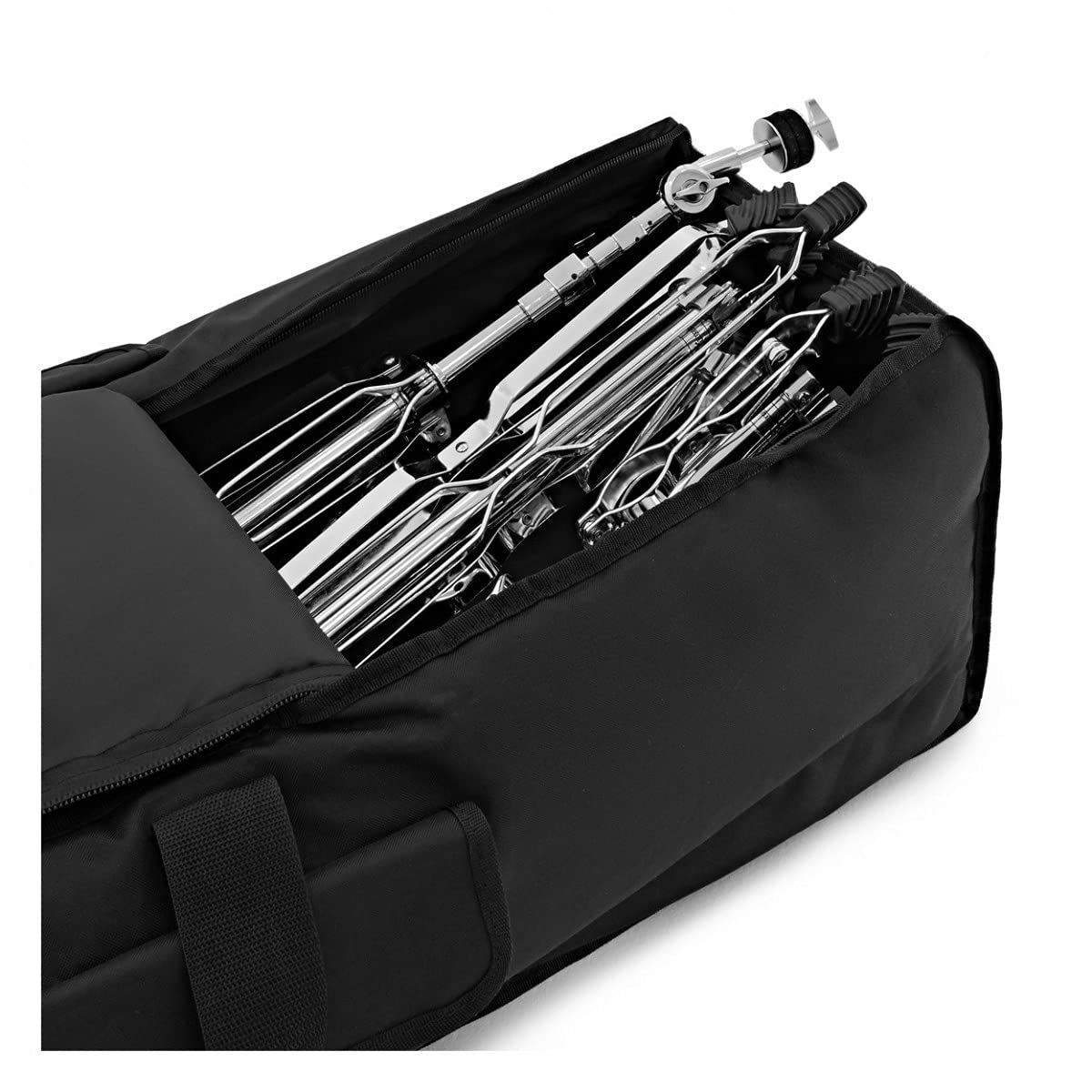 Gear4music 47 Inch Padded Hardware per batterie Borsa con ruote