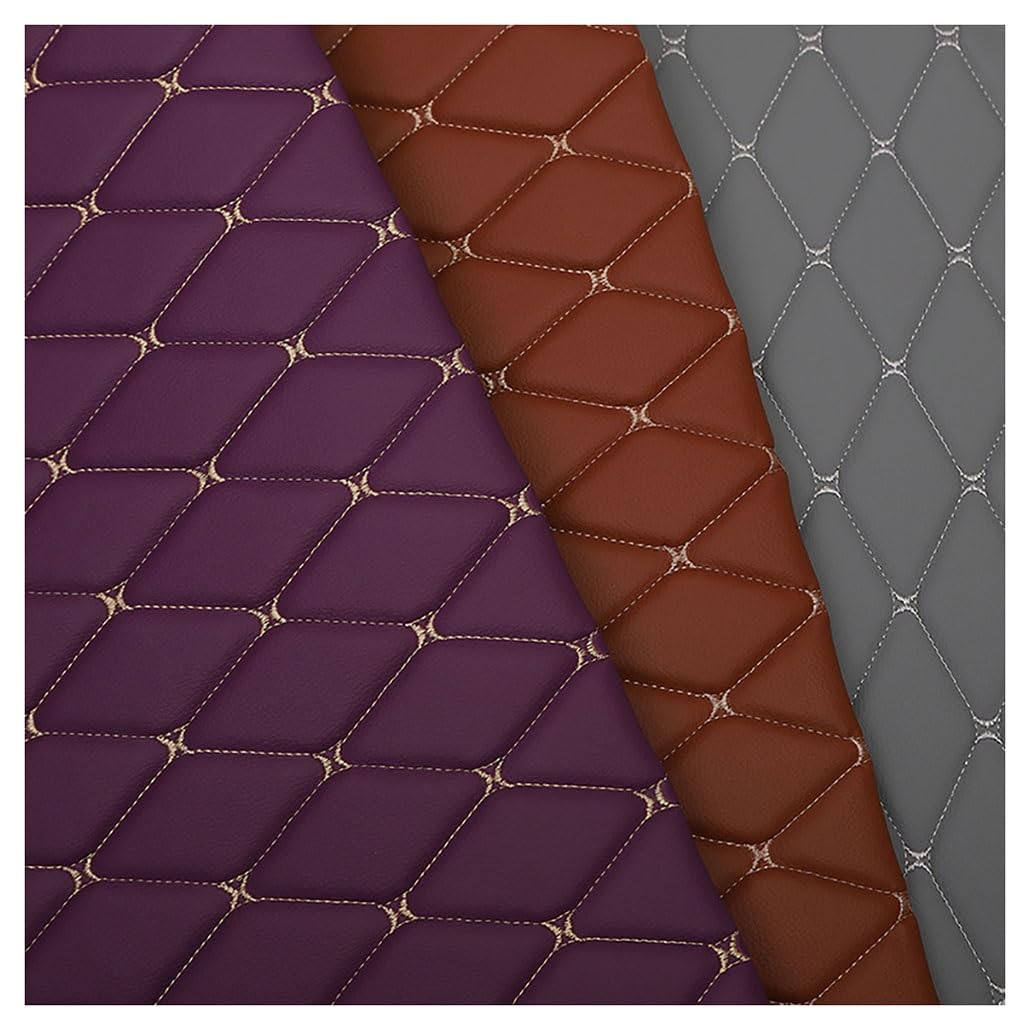 Retales De Cuero Sintético En Textura De Cuero, Restos De Polipiel En Varios Tamaños Ideal Para Tapicería, Manualidades, Patchwork Y Proyectos - Colour: Red,Size: 1.6X1m(Red,1.6X8m)