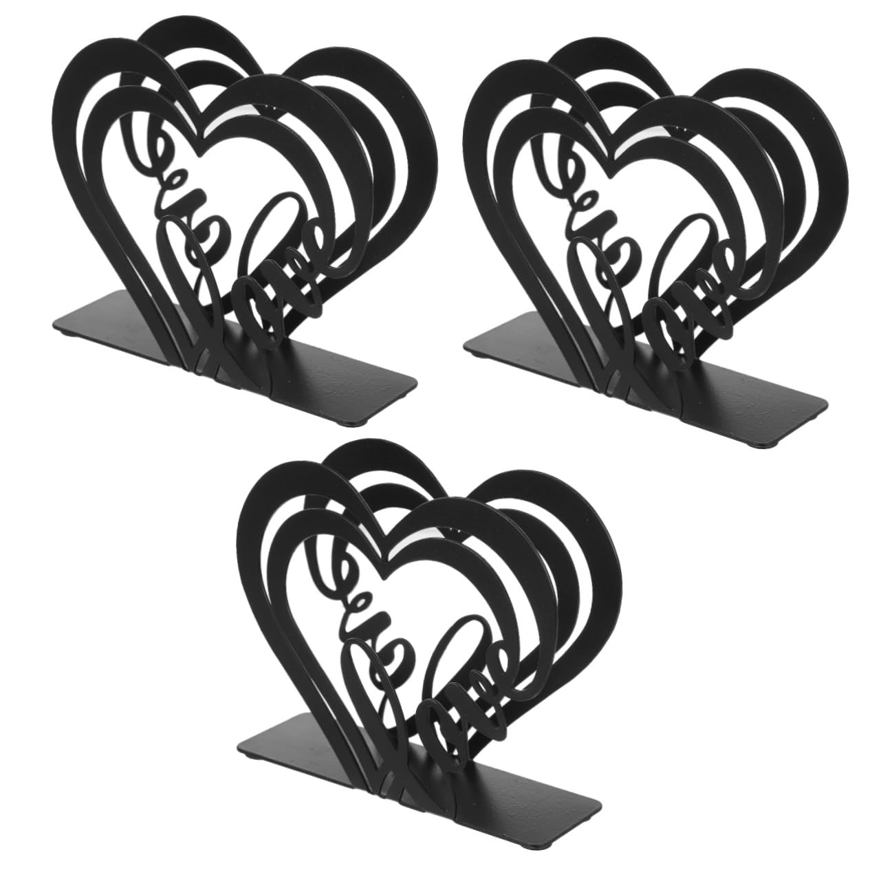Gatuida 3piezas Soporte De Servilletas Decorativo Forma De Organizador Para Mesas De Cocina y Restaurantes