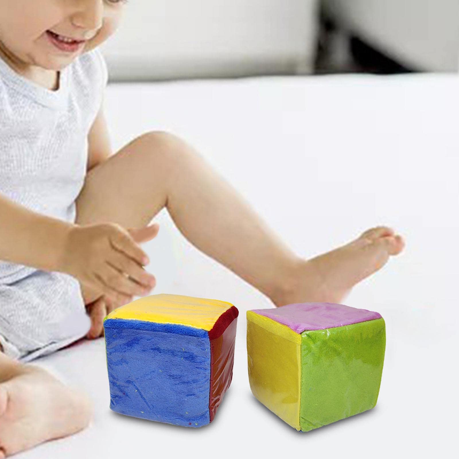 Card Insertable Soft Dice Educational Training Throwing Toy For Children Early Education