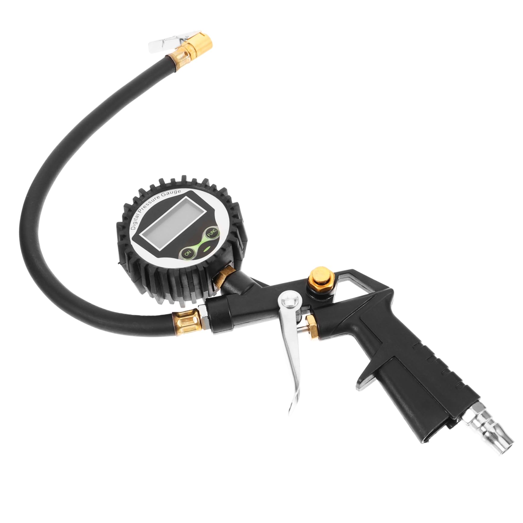 Manometro Digitale Pressione Gomme 60psi Resistente per Pneumatici | Argento, Plastica e Metallo Componenti Elettronici, Uso Bici e Moto, Misurazione Precisa En 837 1.6%