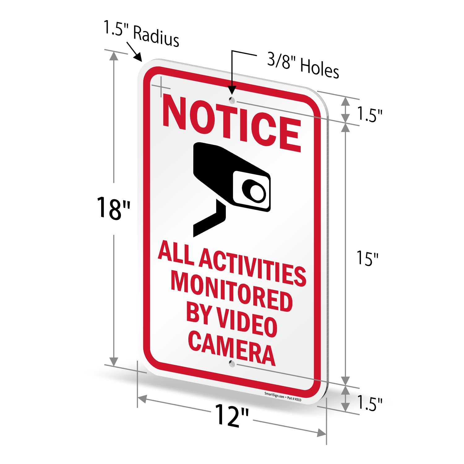 SmartSign Industrial Warning Sign