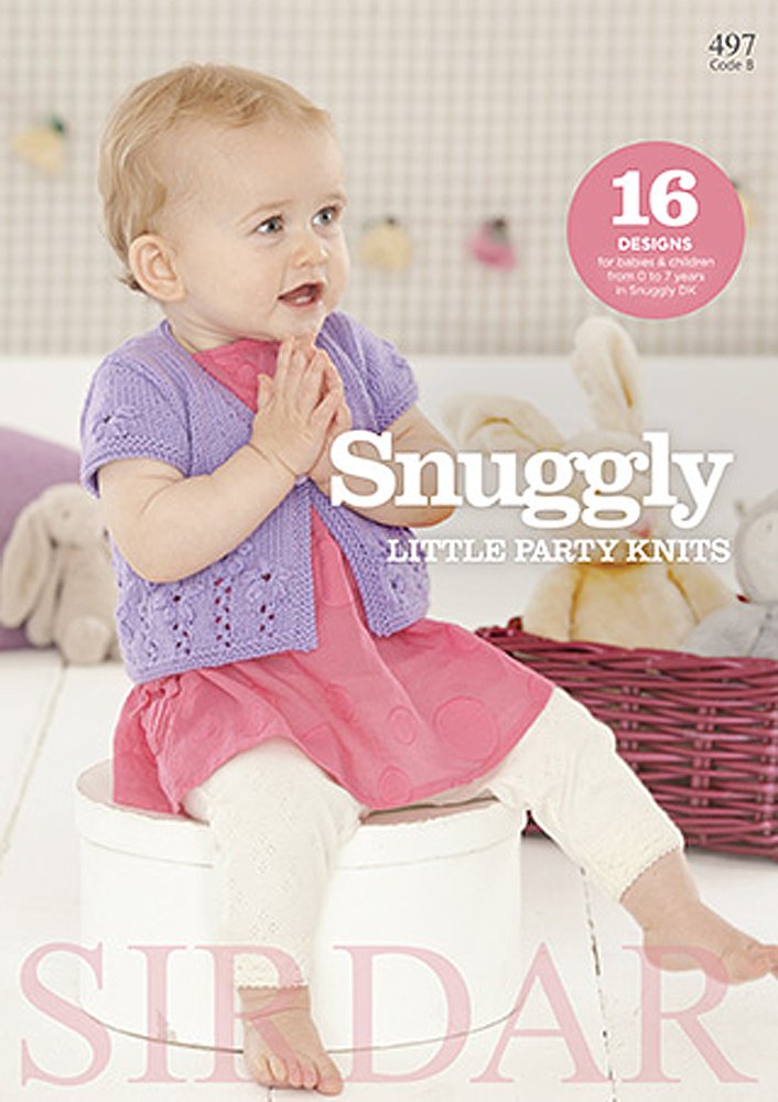 Sirdar 497 Snuggly Little Party Knits Knitting Pattern Book with 16 Designs