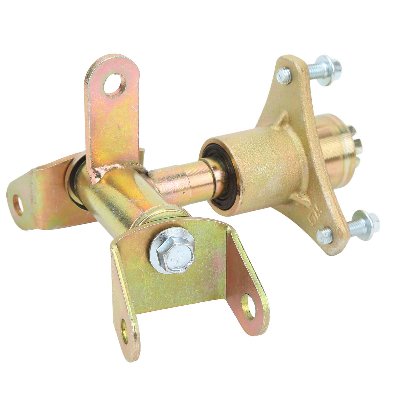 Dioche Vorderes Achsschenkel-Spindel-Set, Vorderes Achsschenkel-Spindel, Linke Rechte Bremsscheibe, Radachse, Felge, Nabe, Achsschenkel für ATV