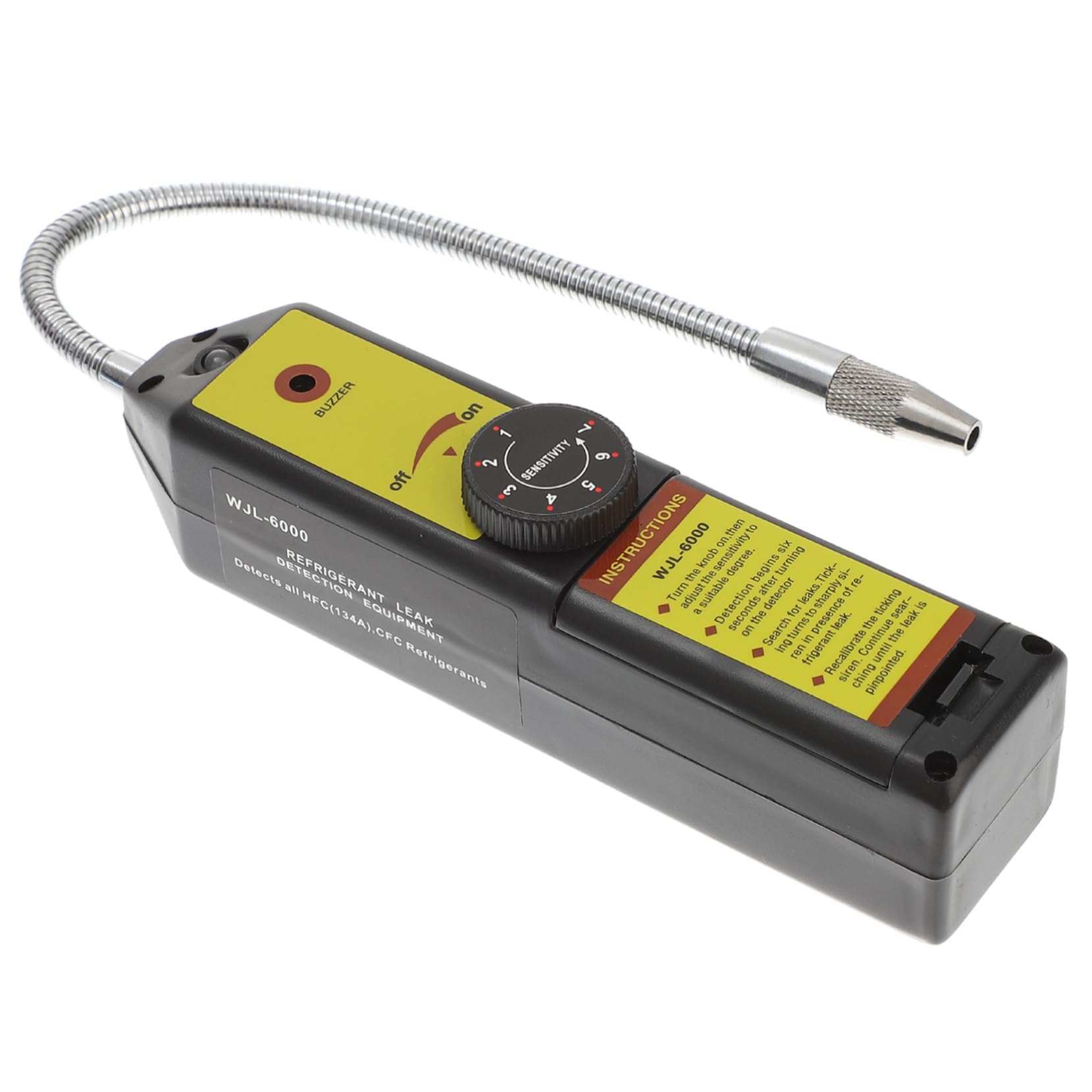 Rilevatore Metano Wifi Giallo, Rilevatore Perdite Gas Refrigerante Pro