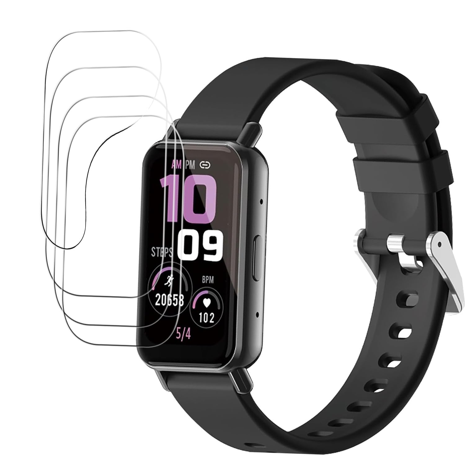 【2026新登場】(4枚入り)For ミヤビックス NTTドコモ スマートウォッチ 02 スマートウォッチ 保護フィルム 【HNWEIWEI】 超薄0.3mm 反射低減 指紋低減 日本製 全面保護 耐指紋 撥油性 高透過率 NTTドコモ 保護フィルム