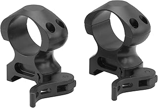 CCOP USA 1 Inch Quick Detach Steel Scope Rings Matte (4 Screws) High Profile,Black - CCOP