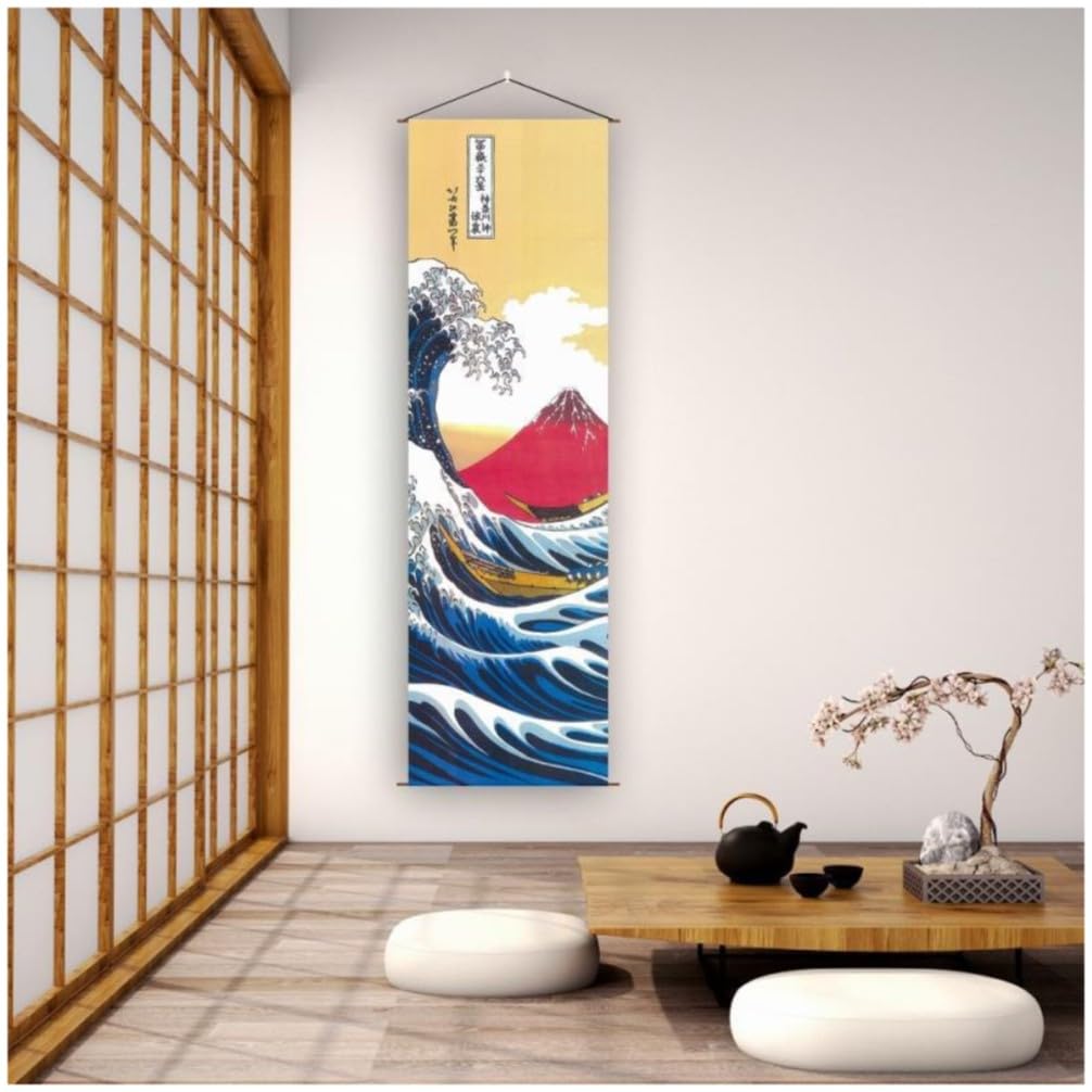 Amazon.com: Japanese Scroll Oriental Wall Art Decor, Long