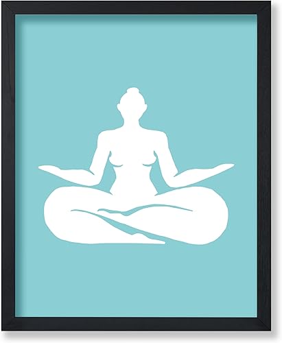 Miniatura 47 de Monem Art - Póster de yoga, impresión retro de yoga para el hogar, arte de meditación, arte espiritual, arte de silueta, arte de gato, arte bohemio