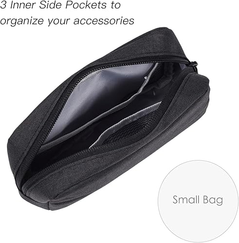 Miniatura 3 de Organizador de artículos electrónicos, estuche de viaje, organizador de cables de viaje, impermeable, portátil, accesorios para cable, cargador,