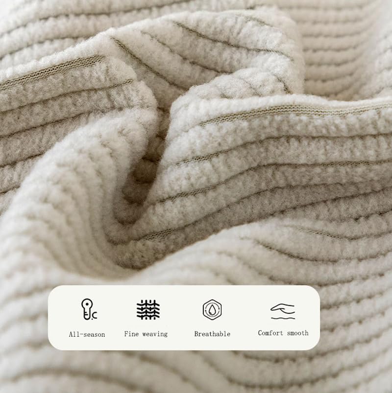 Housse de canapé extensible jacquard gris clair 2 places pour salon