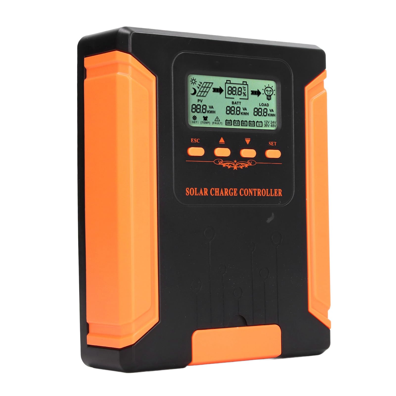 Generic Kontroler ładowania Słonecznego MPPT z Wyświetlaczem LCD Zaawansowana Inteligentna Konstrukcja dla Systemów Zasilania energią słoneczną 12 V 24 V 36 48 (60A)