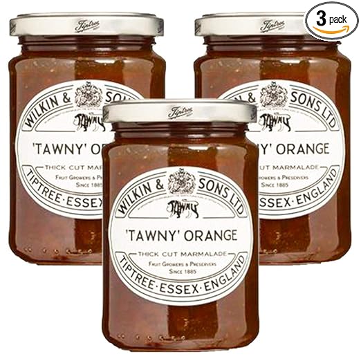 Bundle of 3 Tiptree Preserve Tawny Orange Marmalade 340g x 3 Jars Delivers 3-5 Days USA