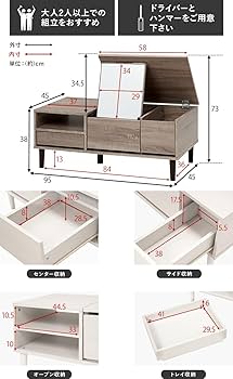 Amazon｜萩原 ドレッサー テーブルドレッサー ロータイプ