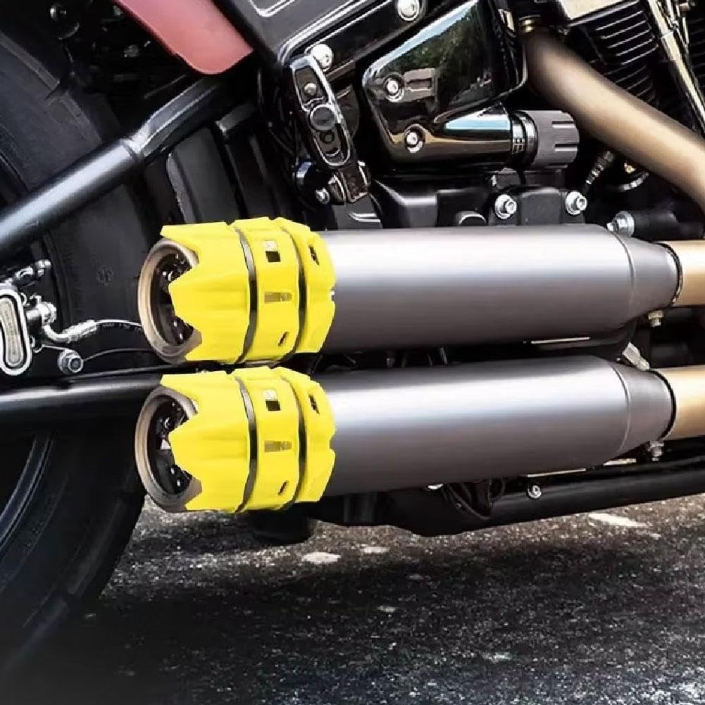 SUMKTO 1PC Silicone Universel D'échappement Protection