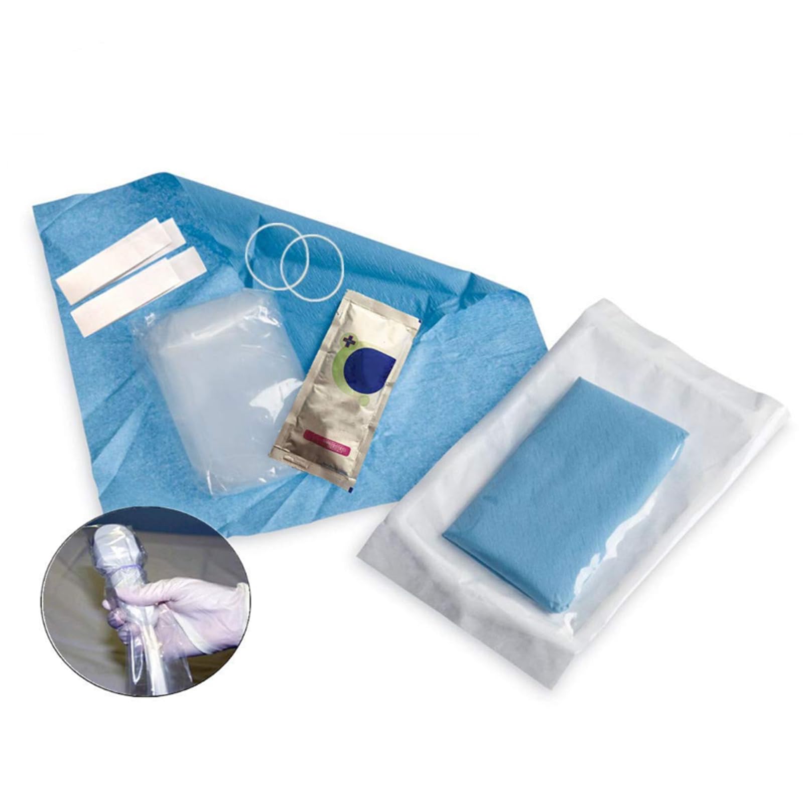 MEDISS Ultrasound Probe Cover, 5.5" x 48", Sterile Disposable Latex-Free, Individually Packaged (50 Covers)