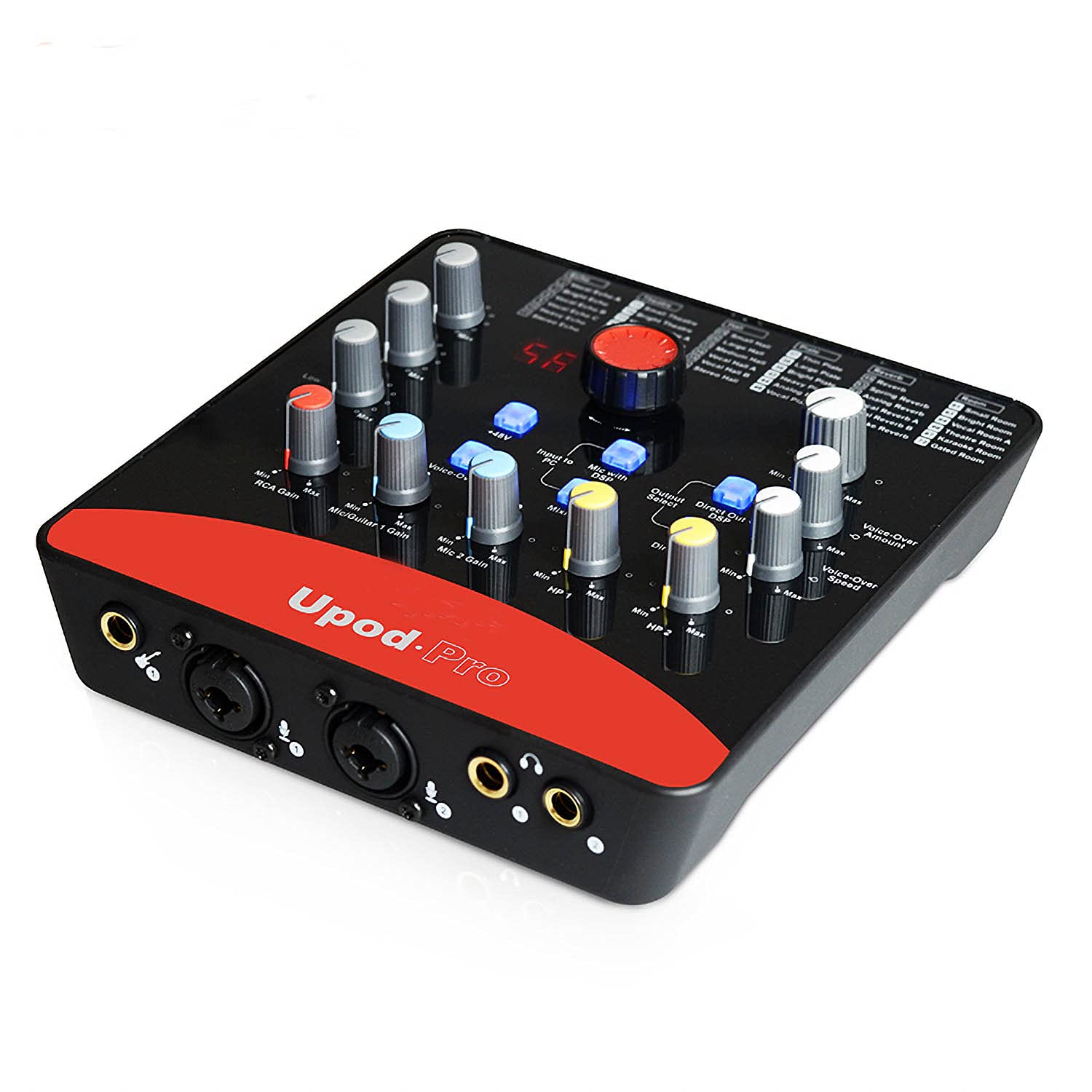 Mirai Past 1 Set Upod pro External Sound Card USB Recording Interface for Computer Mobile Phone Lato