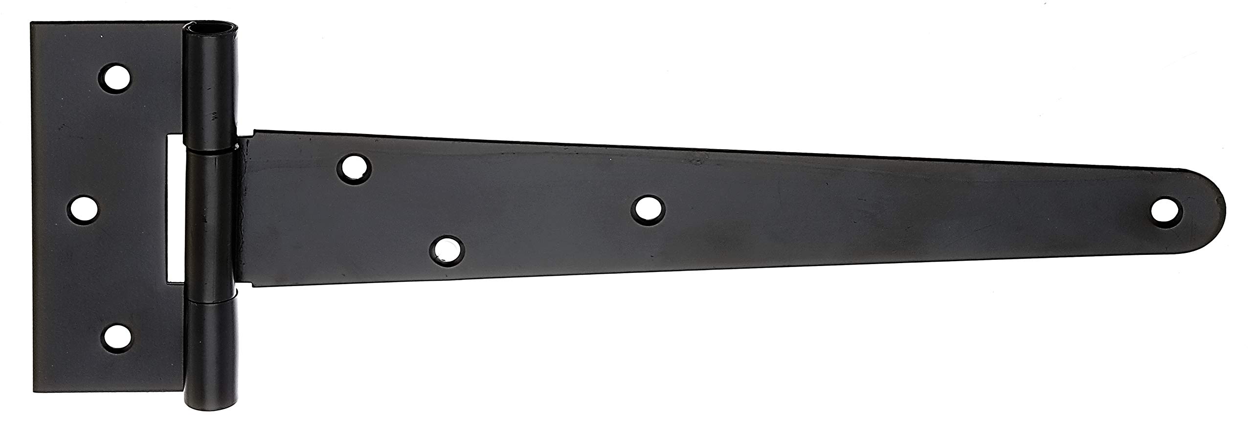 Alberts 306960 Bandella a cerniera, vernice ad immersione nera, bandella 248 x 46 mm, cerniera 90 x 40 mm
