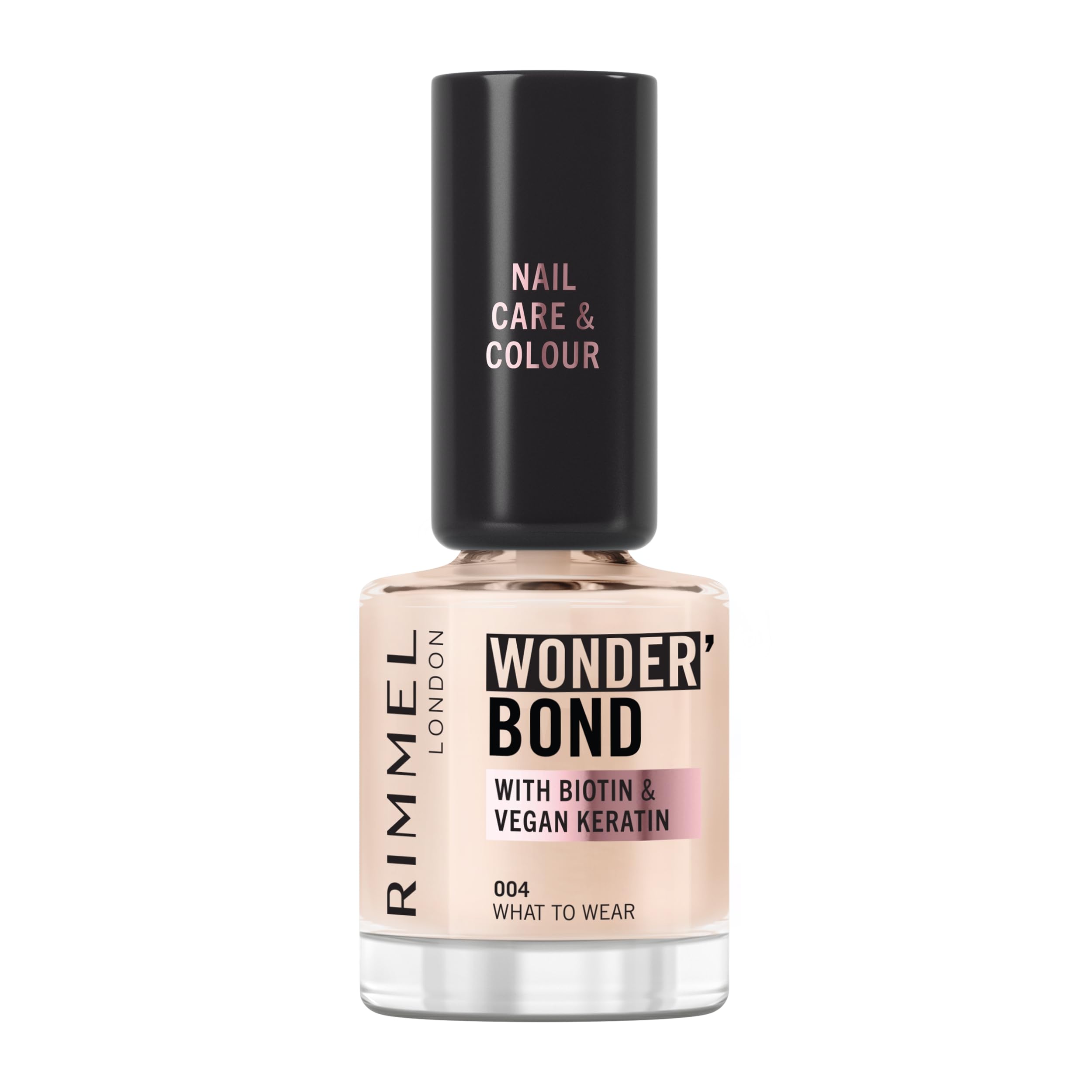 Rimmel London Wonder Bond Nail Care & Colour 004 What To Wear