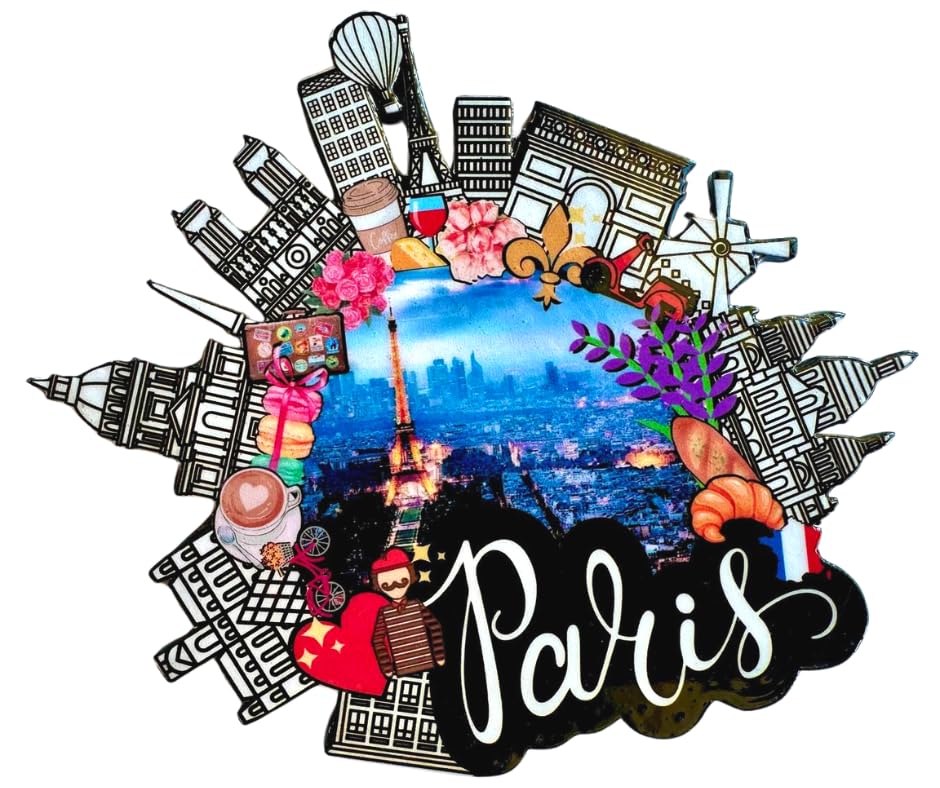 El Mejor Listado de Descripcion de Paris más recomendados. 38 Genérico Paris Francia France imán Nevera Souvenirs Recuerdos Letras Internacional